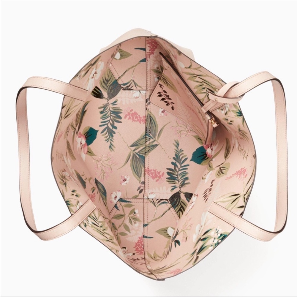 🌸SET🌸 Kate Spade Mya Botanical Leather Tote Set - Picture 8 of 8